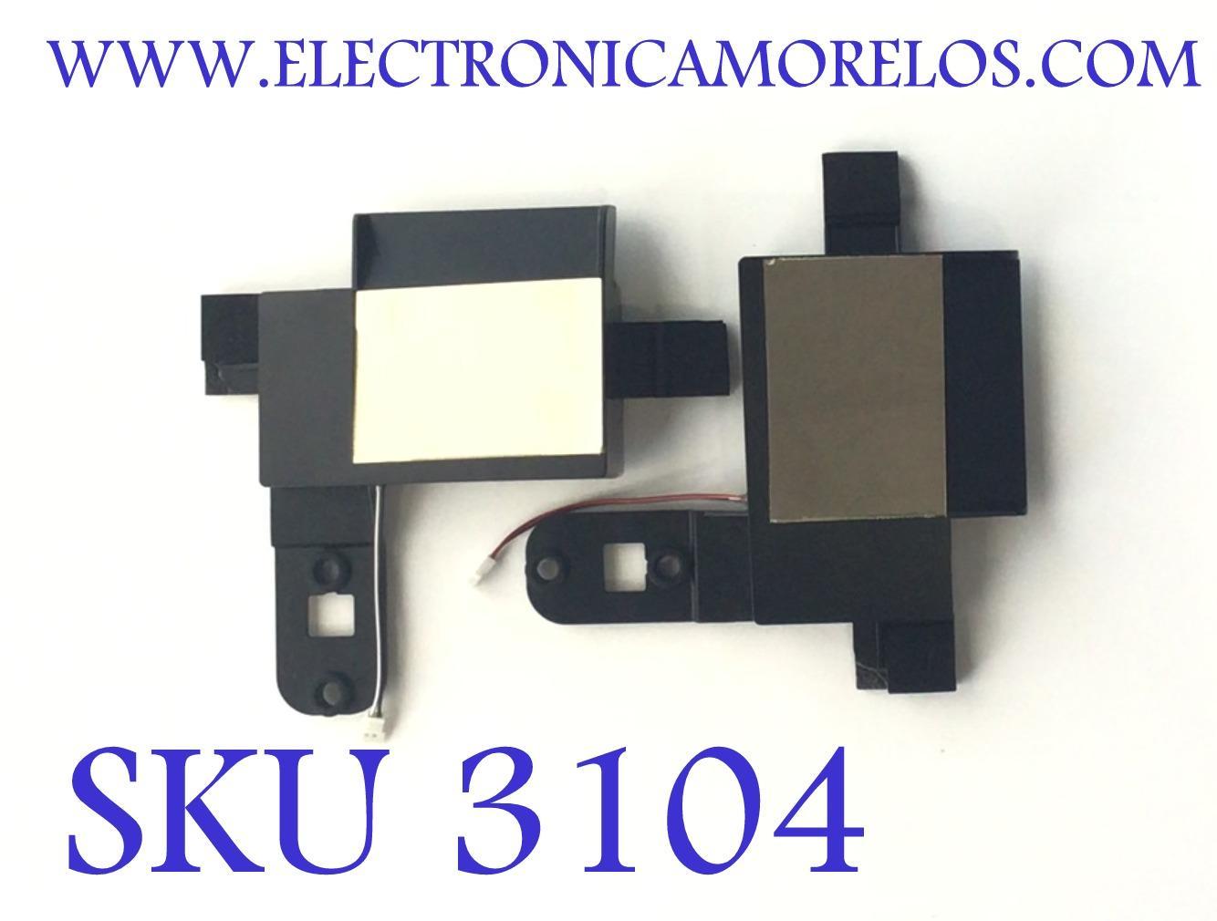 KIT DE BOCINAS PARA MONITOR GIGABYTE (2PZ) / NUMERO DE PARTE 378G0400756VAA00HFV / 378G0400755VAA00HF / FF312 / 8Ω / 4W / PANEL CY-PT315BNAV1H / MODELO M32U